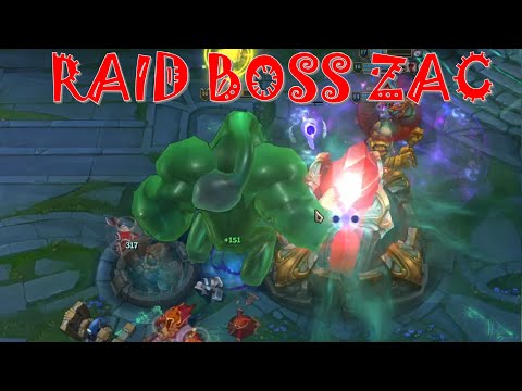 Zac with Cho'gath Ult! Biggest Zac EVER!  *ULTIMATE SPELLBOOK* new mode League Of Legends