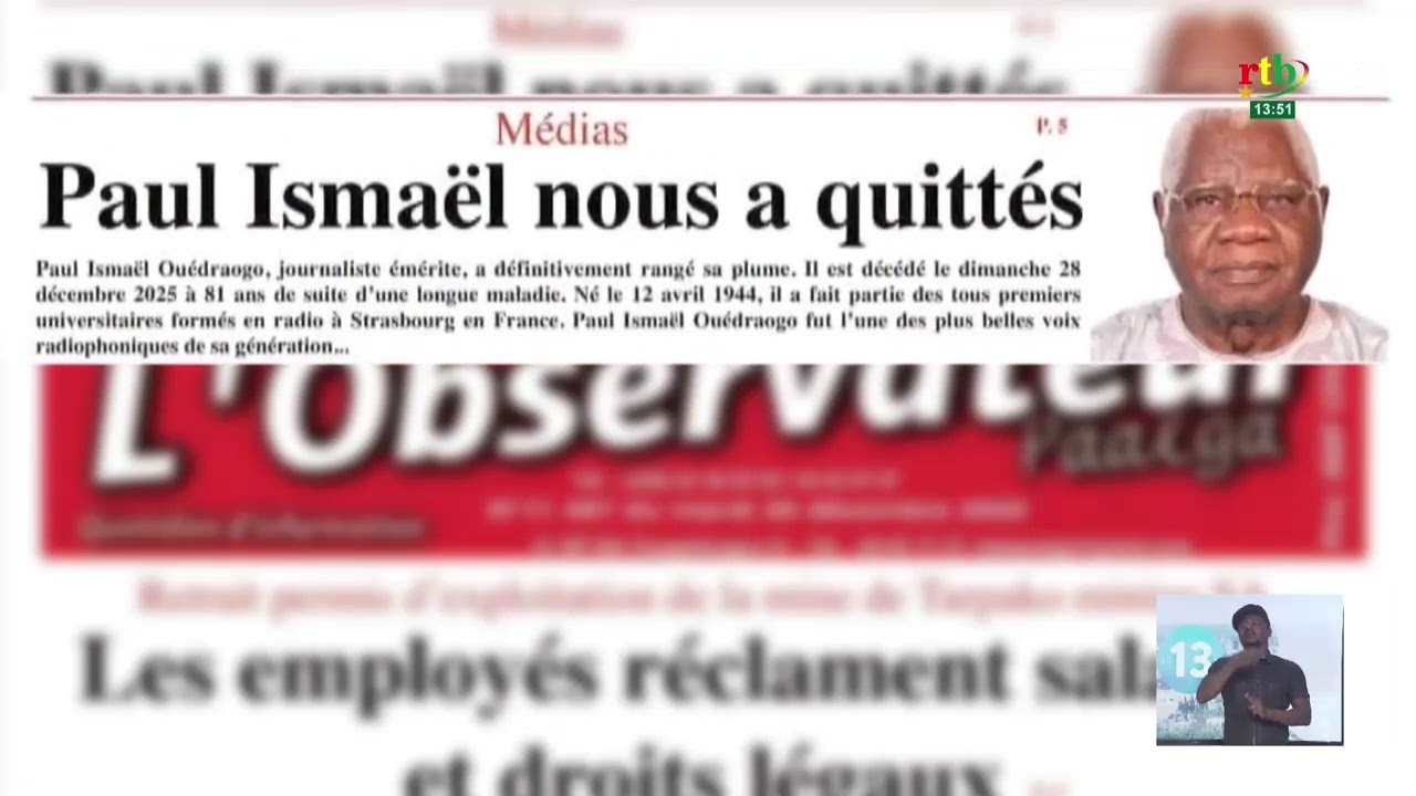 Revue de presse du 30 décembre 2025