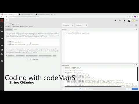 8 Kuy String Cleaning Codewars Javascript