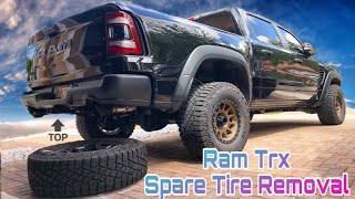 Ram 1500 TRX Spare Tire Removal | 5th Gen 19-22