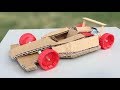 How To Make Amazing F1 Racing Car Out Of Cardboard DIY Mini Electric Car