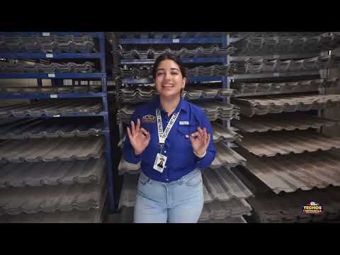 Lamina troquelada aluzinc