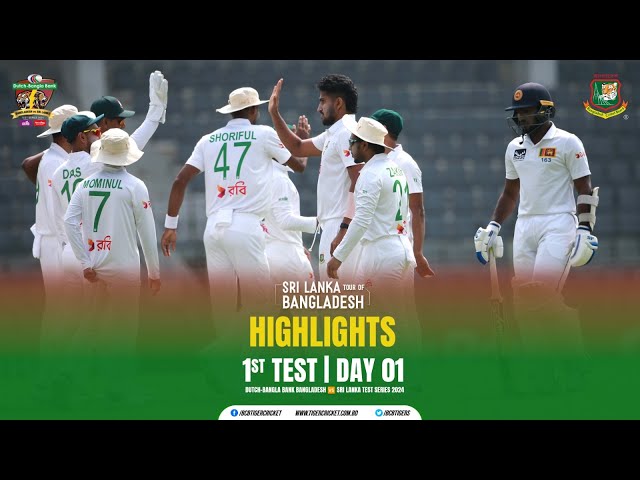 Highlights | 1st Test | Day 01 | Bangladesh vs Sri Lanka