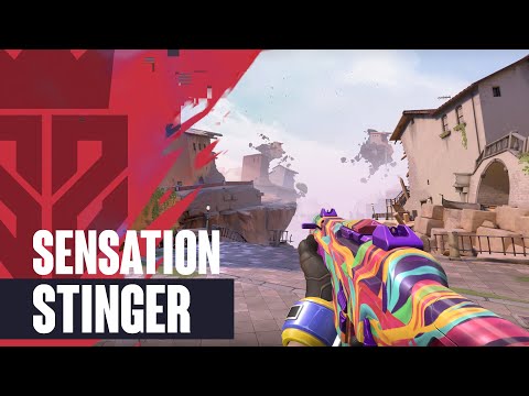 Sensation Stinger Skin Showcase [4K] - Valorant Sensation Skins