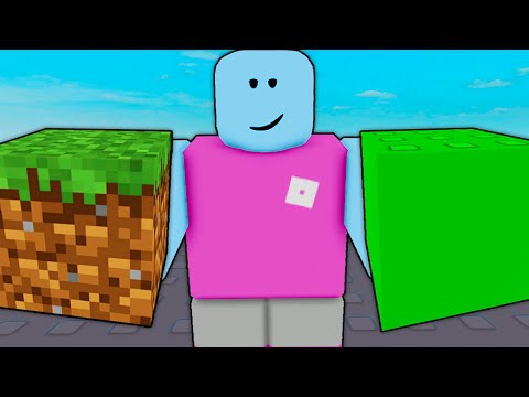 Sneaky Crossover: MINECRAFT in ROBLOX