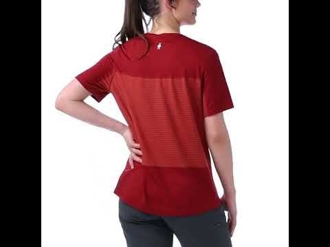 Women's Mountain Bike Short Sleeve Jersey col. Red | Smartwool®
