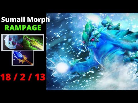 Sumail RAMPAGE Morph (TOOEASY)Full Gameplay Dota2 TV