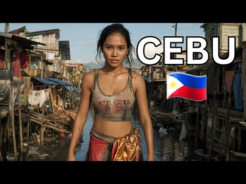 🇵🇭🌴🥥 CEBU PHILIPPINES 🌶  CHEAP STREET MARKET,  A FEAST FOR UNDER $5! PHILIPPINES STREET FOOD, 4K HDR