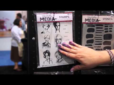 Dina Wakley introduces her new Media line at CHA 2014