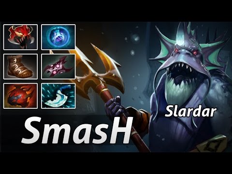 Slardar Pro Build by SmasH Mid Rank MMR Gameplay Dota 2
