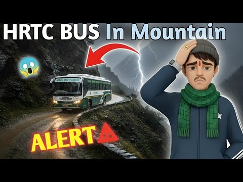 HRTC Bus In Mountain || NavXP-07 || #bussid #viralvideo