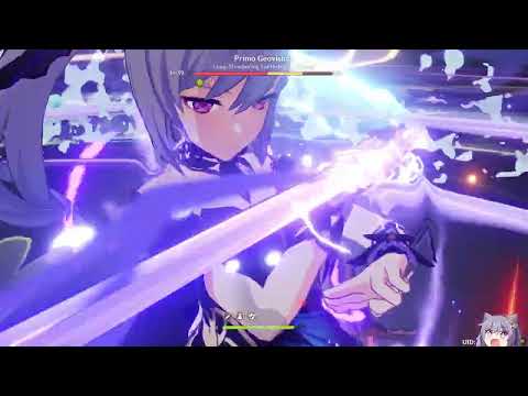 Aggravate C0 Keqing Damage Showcase | One Combo Primo Geovishap | Genshin Impact
