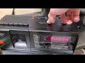 Emerson AK2755 Clock Radio Cassette