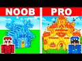 NOOB vs PRO: Modern ELEMENTAL HOUSE Build Challenge in Minecraft!
