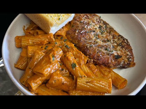 How To Make One Pan Chicken Parmesan With Vodka Pasta