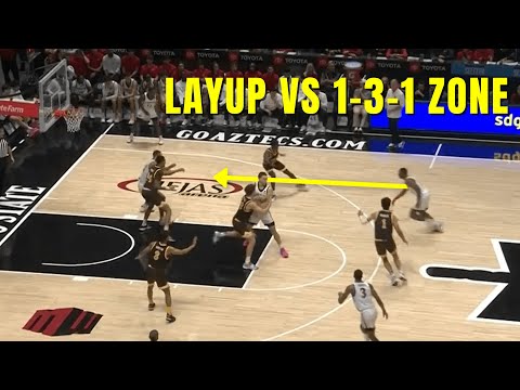 Can it be this simple to beat a 1-3-1 zone defense?