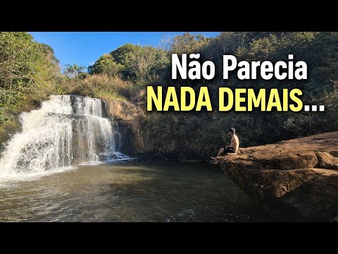 QUASE FOMOS EMBORA… e Descobrimos Esse Paraíso em MG | Cachoeira da Usina