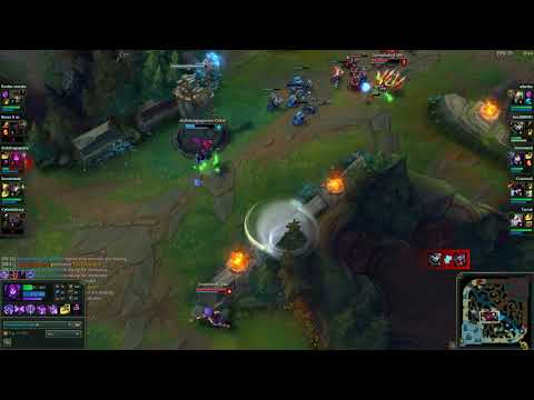 DH Shaco full gameplay(1 vs 9) how could i lose..