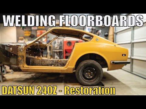 Junkyard Datsun 240z - Part 11 - Interior Rust Repair/Welding Floorboards