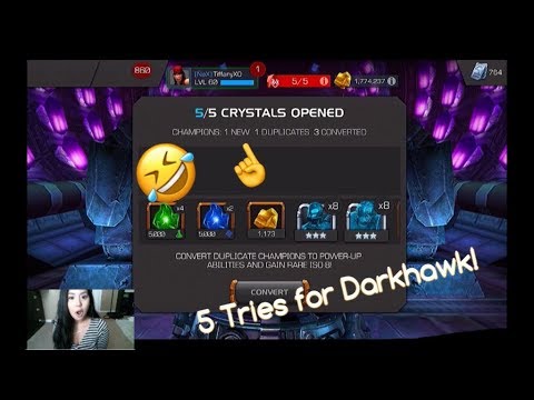 5 Tries for Darkhawk! | Marvel Contest of Champions