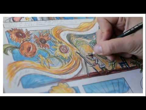 Literaturfilm: Werkstattbericht - Wie entsteht ein Kunst-Comic?