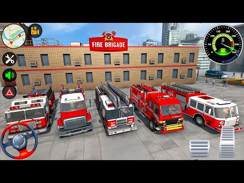 Fire Truck City Rescue Simulator - 911 US Emergency Ambulance Driving 3D : Android Gameplay