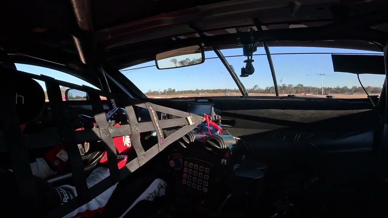 Queensland Raceway hot lap in Volante Rosso Motorsport's new Aston Martin AMR Vantage GT3