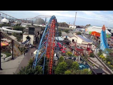 Irn-Bru Revolution Front Seat on-ride HD POV Pleasure Beach, Blackpool