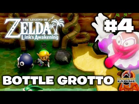 The Bottle Grotto Walkthrough: The Legend of Zelda: Links Awakening Part 4 | Nintendo Switch