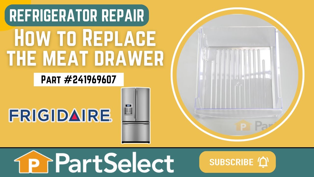 Replacing the Meat Drawer - Clear