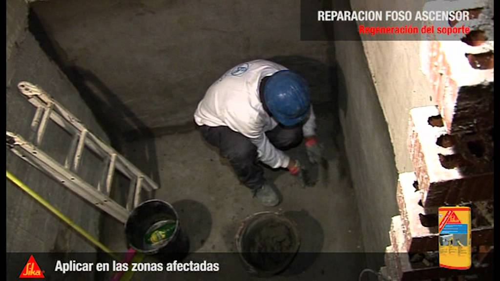 Reparación Foso Ascensor - Sika España