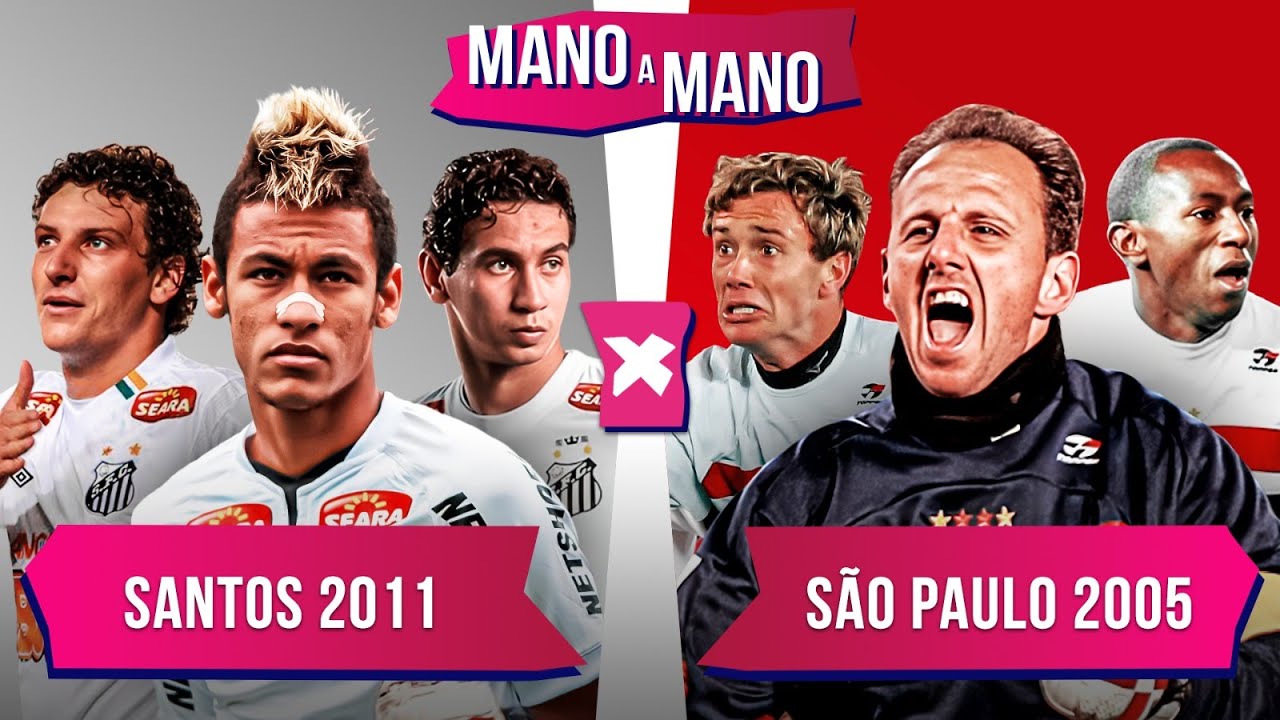 SANTOS DE 2011 X SÃO PAULO DE 2005: QUEM TEM O MELHOR TIME? | MANO A MANO DO PAULISTÃO 2025