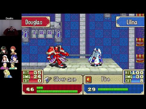 FE6 Low Tier Iron Man Attempt 2 Part 8 -  Some Bad Deaths Including Lilina vs Douglas?