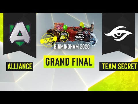 Dota2 - Alliance vs. Team Secret - Game 1 - ESL One Birmingham 2020 - Grand Final - EU