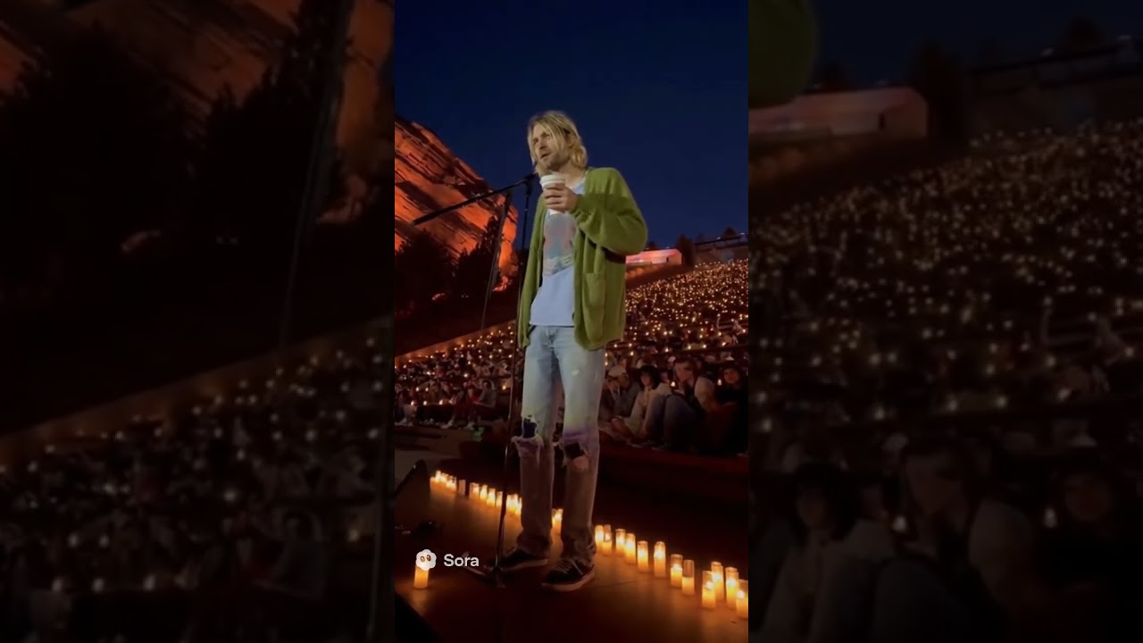 Kurt Cobain addressing AI