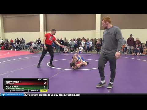 106 Lbs Cons. Round 3 - Kale Barr, High Ground Wrestling Vs Cody Welch, Legacy WC 7f9c