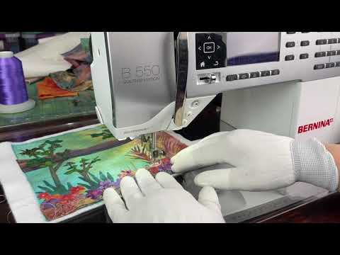 Mini Landscape Quilt Process