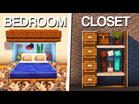 Minecraft: 10+ Bedroom Build Hacks & Designs!