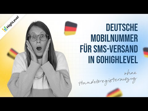 Deutsche Handynummer für SMS-Versand in GoHighLevel einrichten - so geht’s mit ClickSend
