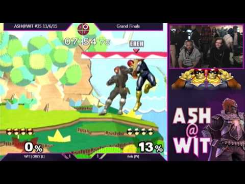 WIT | ORLY (Falcon) vs Kels (Marth, Falcon) - ASH@WIT #35 Melee Grand Finals