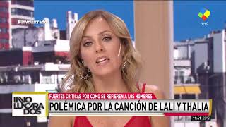 &quot;Eres lindo pero bruto&quot; - Escándalo por una canción de Lali y Thalia