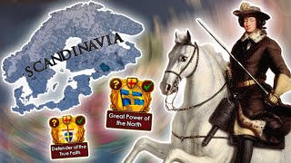 I Formed The SCANDINAVIAN EMPIRE And Became LION Of THE NORTH As Sweden In EU4