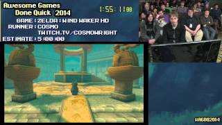 Legend of Zelda: The Wind Waker HD :: Live SPEED RUN (4:35:29) by Cosmo #AGDQ 2014