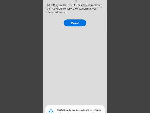 Reset all the settings on your phone | One Click | Default Settings | Galaxy Note 10 Lite | Samsung