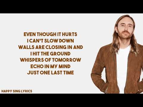 JUST ONE LAST TIME - DAVID GUETTA FT. TAPED RAI (Lyrics)