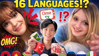 Their Reactions Are GOLDEN When I Speak 16 Languages!