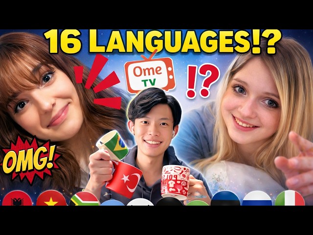 Their Reactions Are GOLDEN When I Speak 16 Languages!
