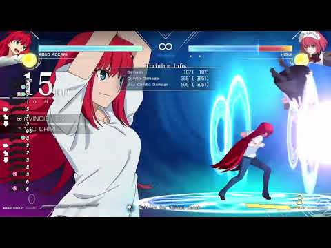 Playing around with Aoko in training