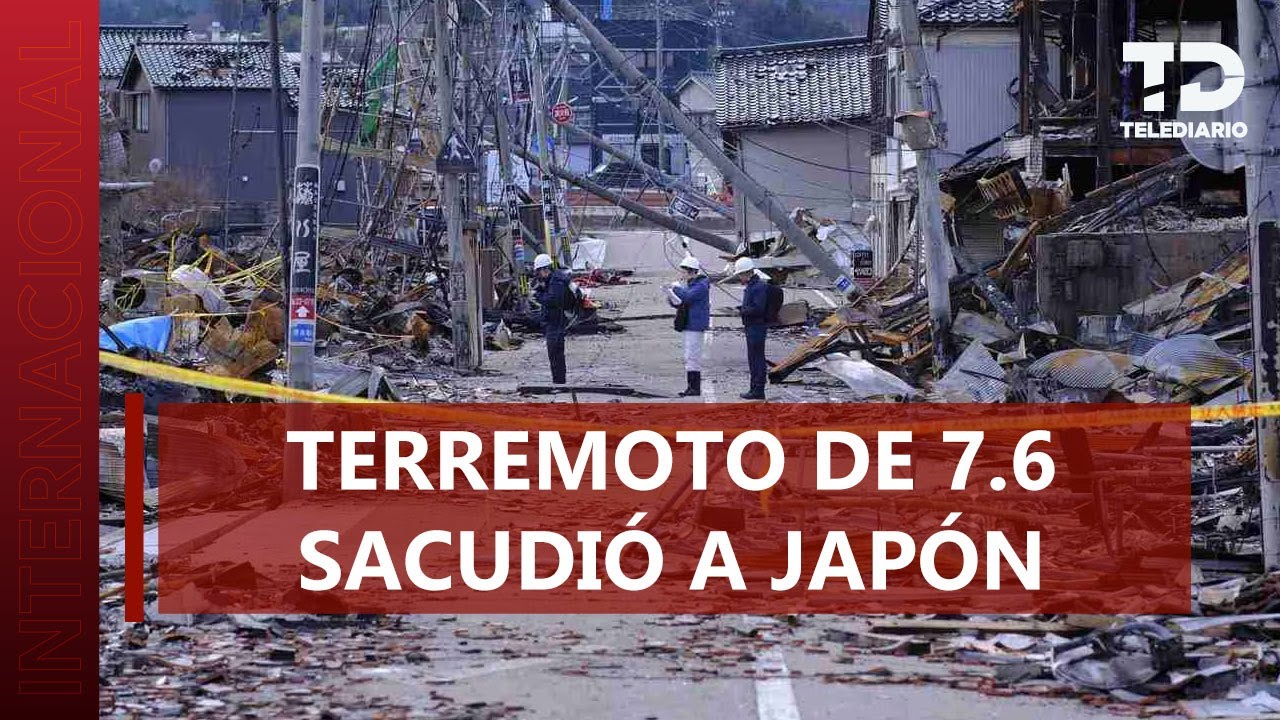 Terremoto con magnitud de 7.5 en Japón deja al menos 30 heridos y alertan por otro sismo