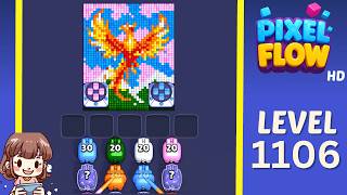 Pixel Flow Level 1106 Solution Walkthrough